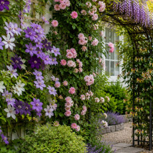 Blommande och dekorativa klätterväxter